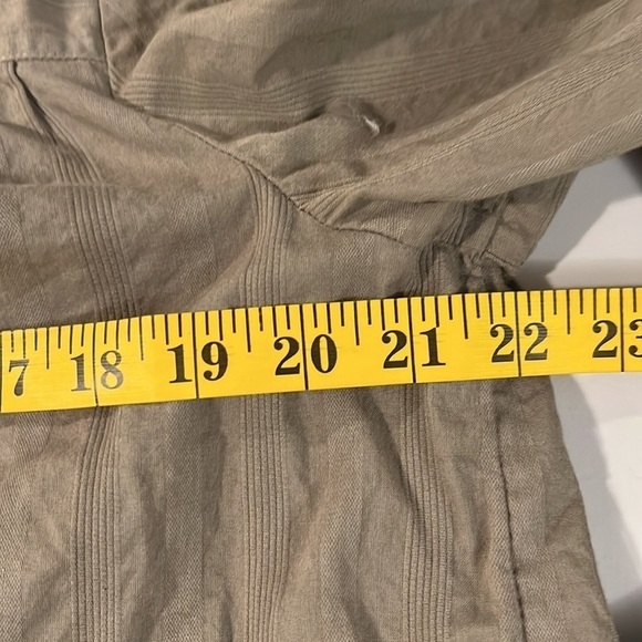 Tommy Hilfiger Olive Green Button Up Blouse Large - Picture 6 of 11